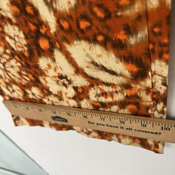 Zara Linen Palazzo Pants XSMALL ORANGE burnt Bohemian - Picture 13 of 15